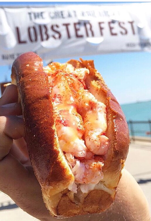 Great American Lobster Fest Detroit Food Fest Lobster Roll